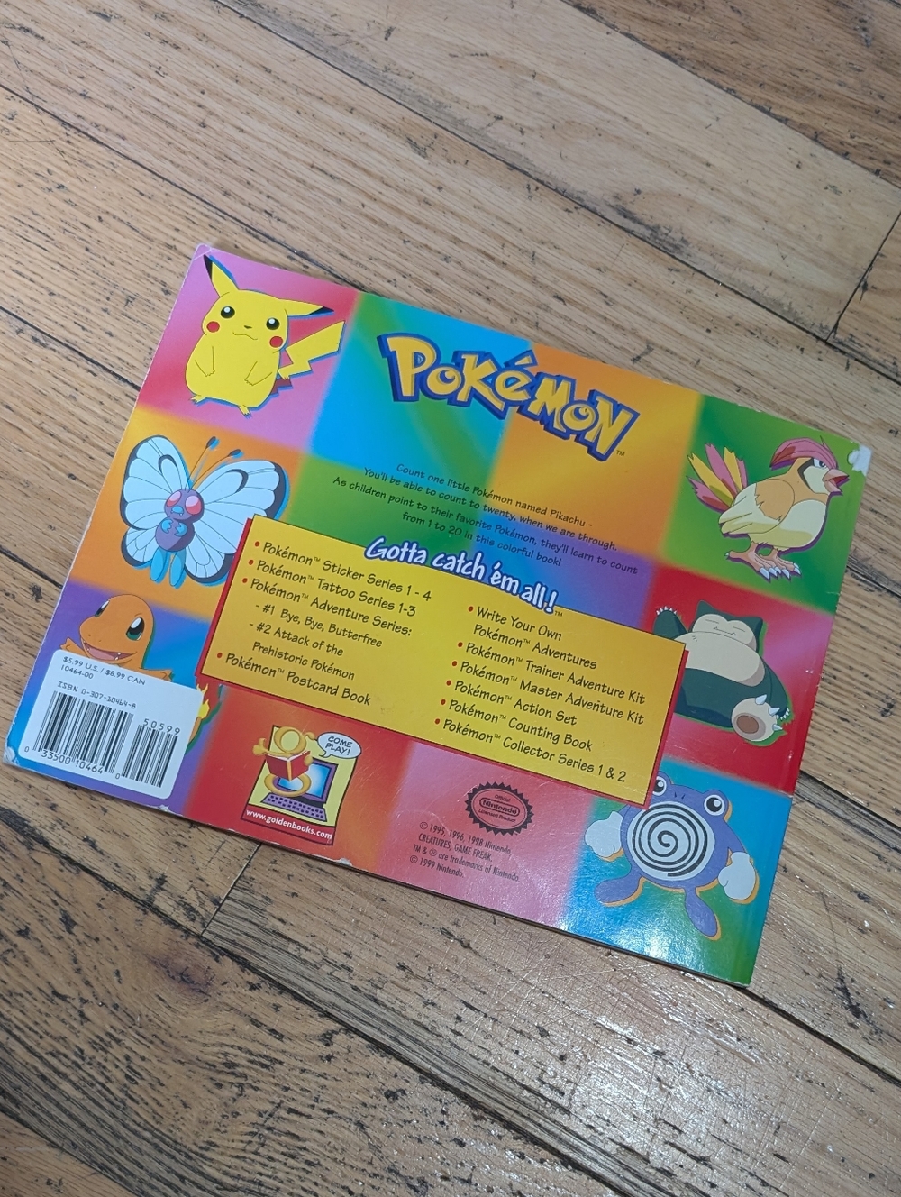 GUC 1999 Pokémon Counting Book *B15 - Picture 2 of 10